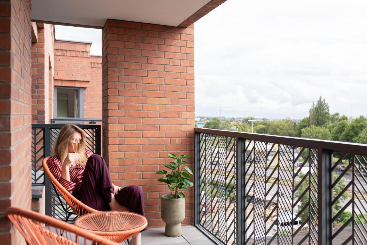 Scala 60D City Center Apartments With Parking By Lion Apartments Gdansk Bagian luar foto