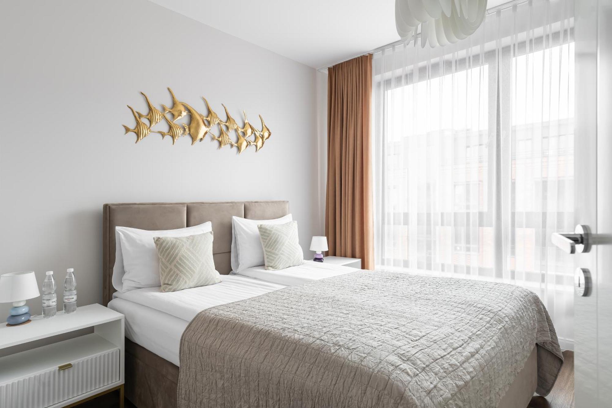 Scala 60D City Center Apartments With Parking By Lion Apartments Gdansk Bagian luar foto