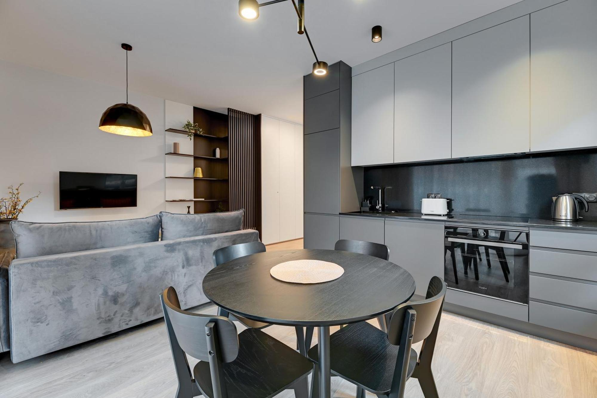 Scala 60D City Center Apartments With Parking By Lion Apartments Gdansk Bagian luar foto