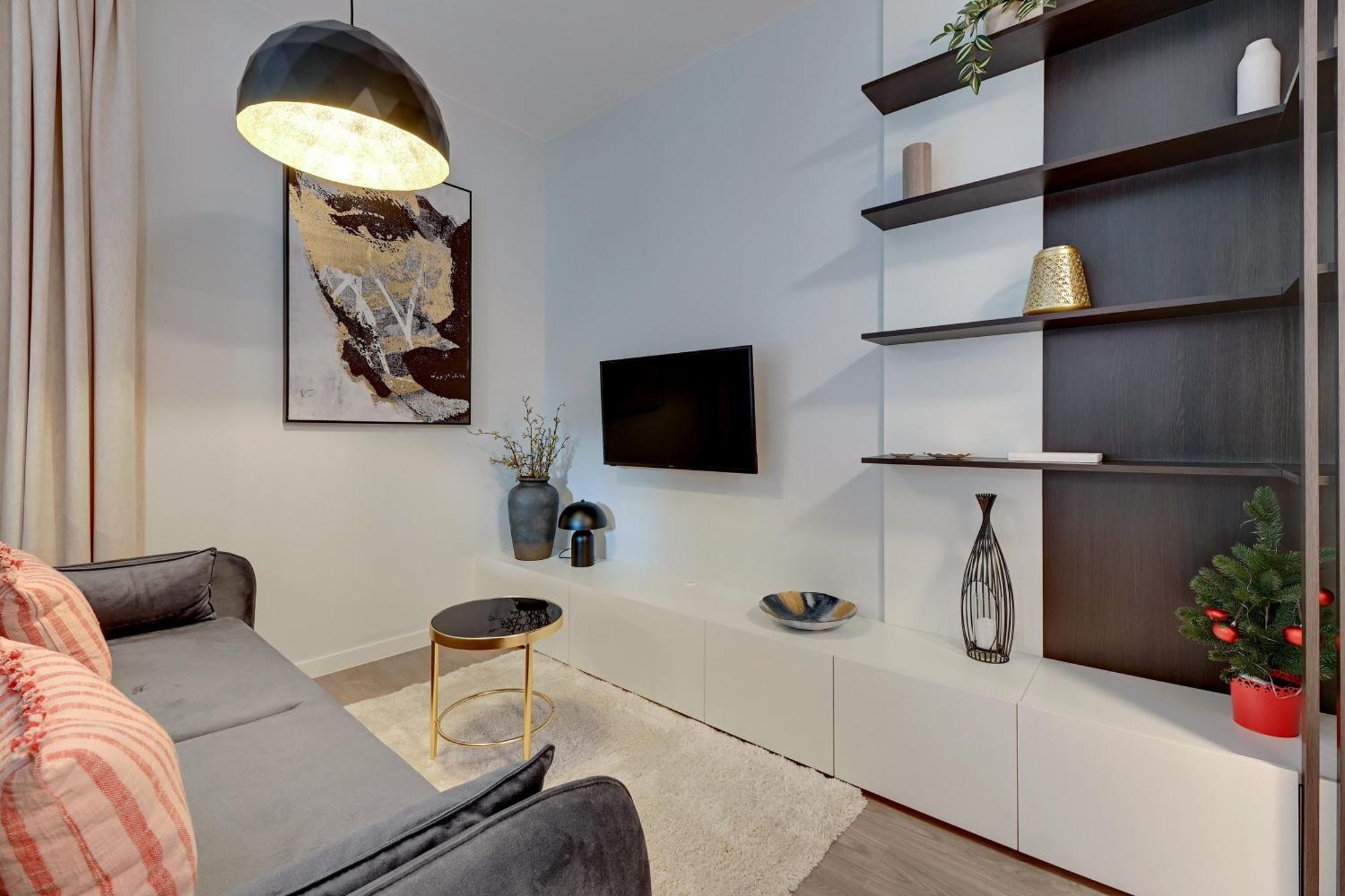 Scala 60D City Center Apartments With Parking By Lion Apartments Gdansk Bagian luar foto